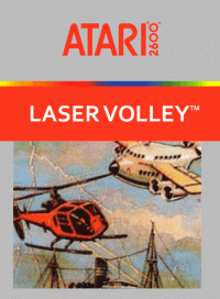 Laser Volley Atari 2600  box art